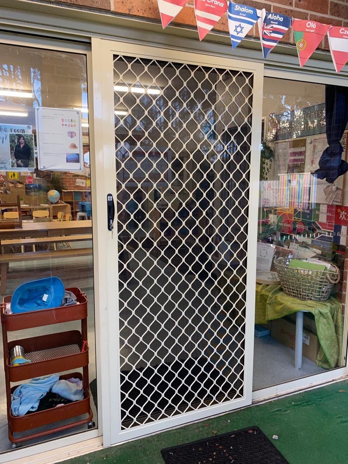 Diamond security screen door installed by Advanced Security Doors