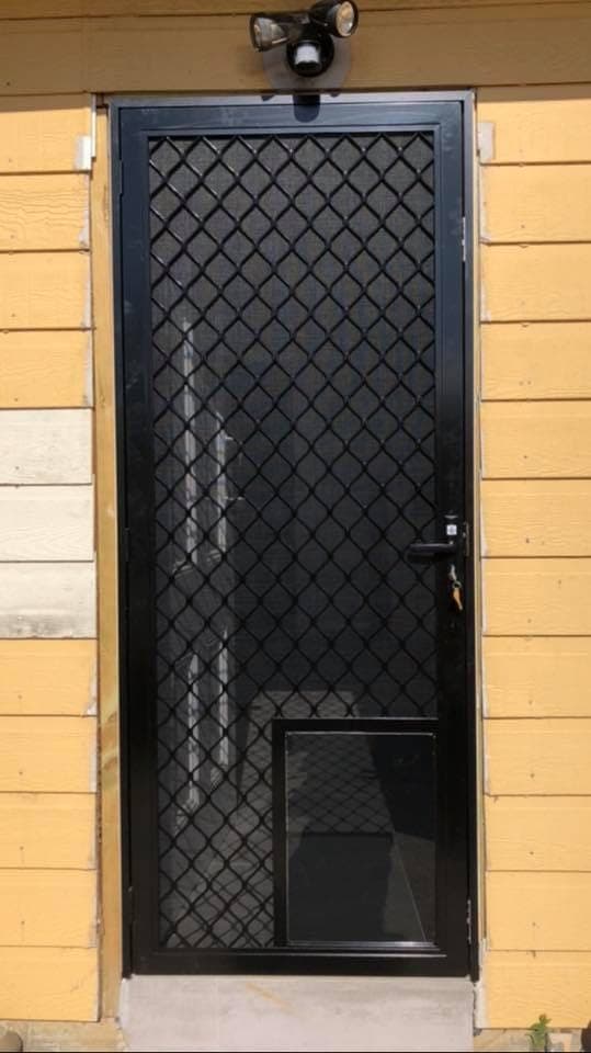 Diamond security screen door installed by Advanced Security Doors