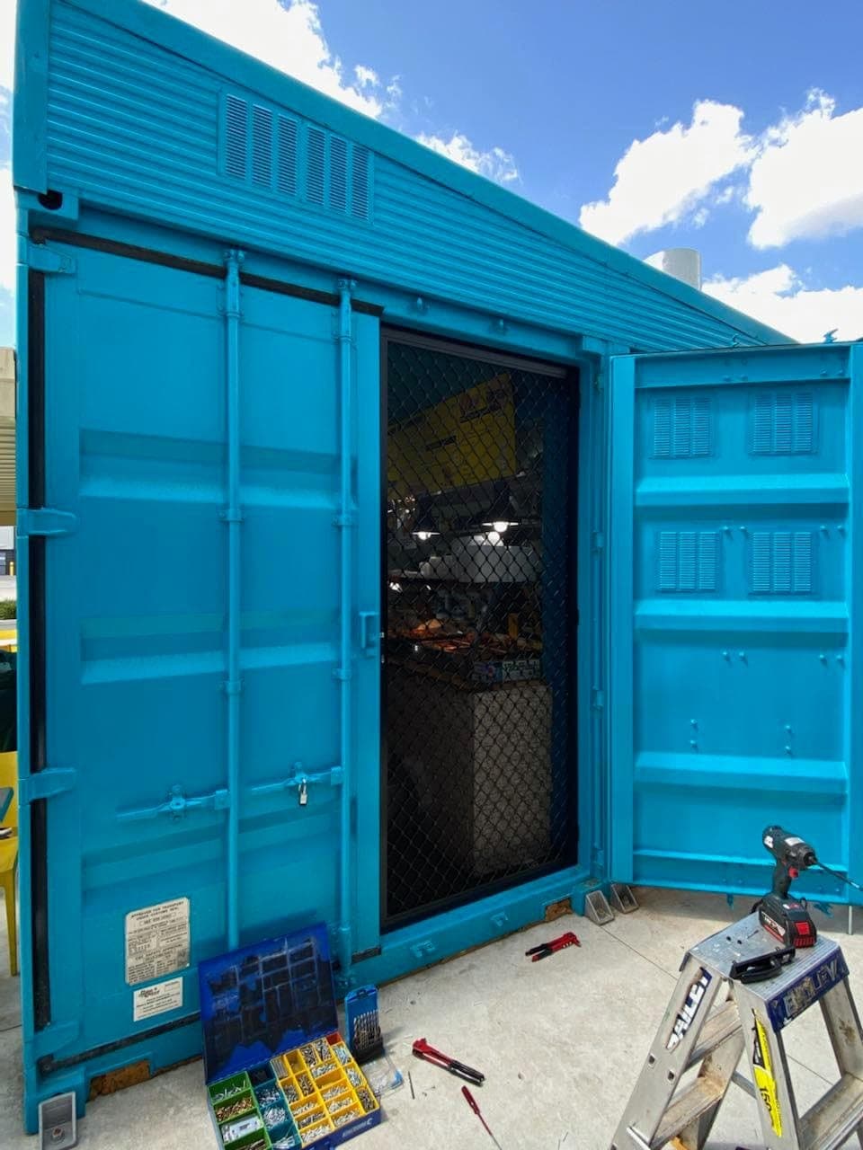 Diamond security screen door installed by Advanced Security Doors