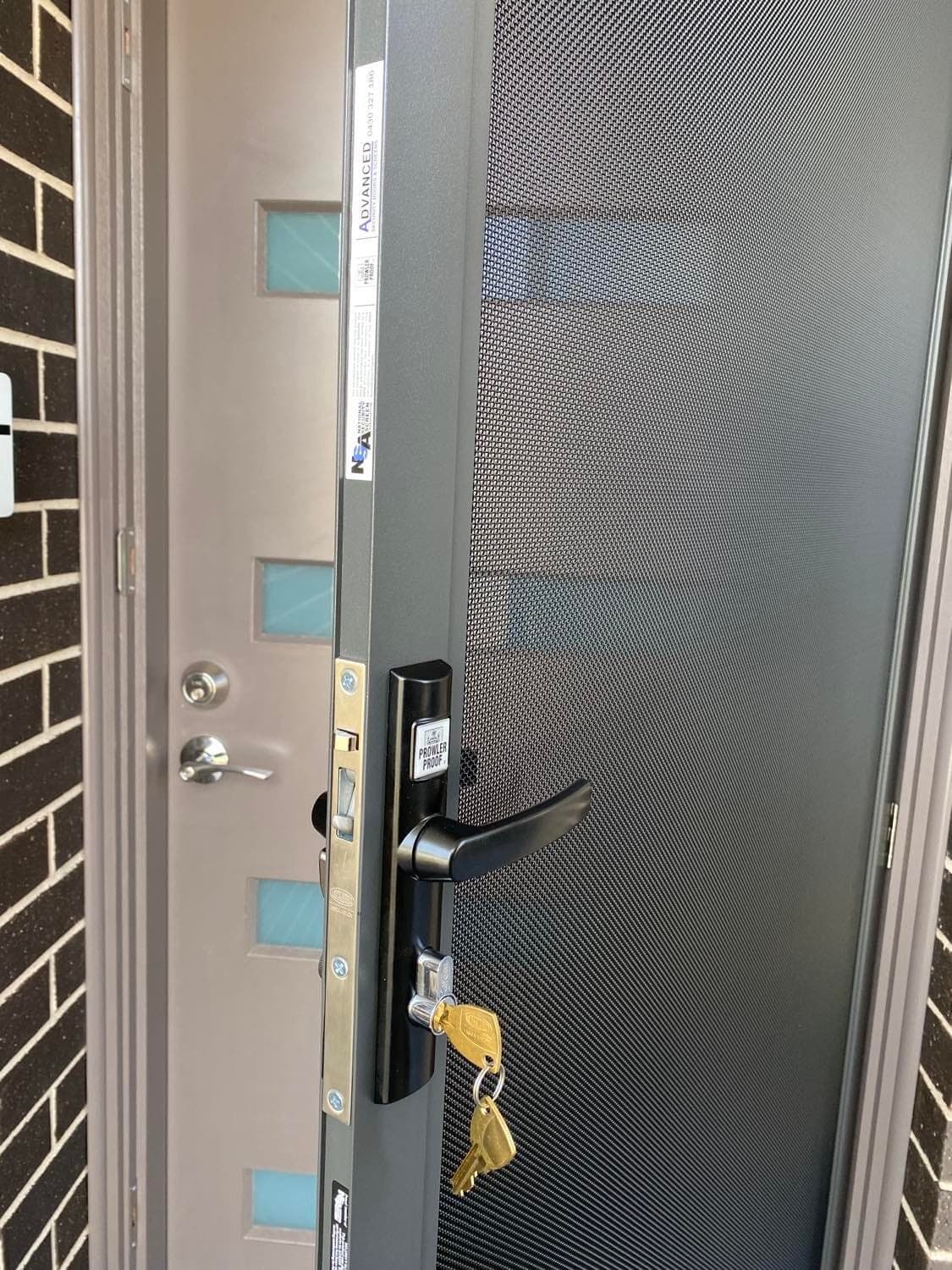 ForceField security screen door installed by Advanced Security Doors