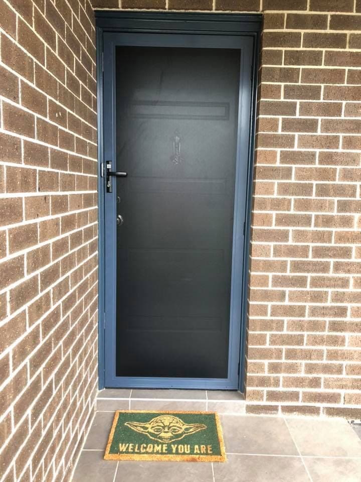 Protec security screen door installed by Advanced Security Doors