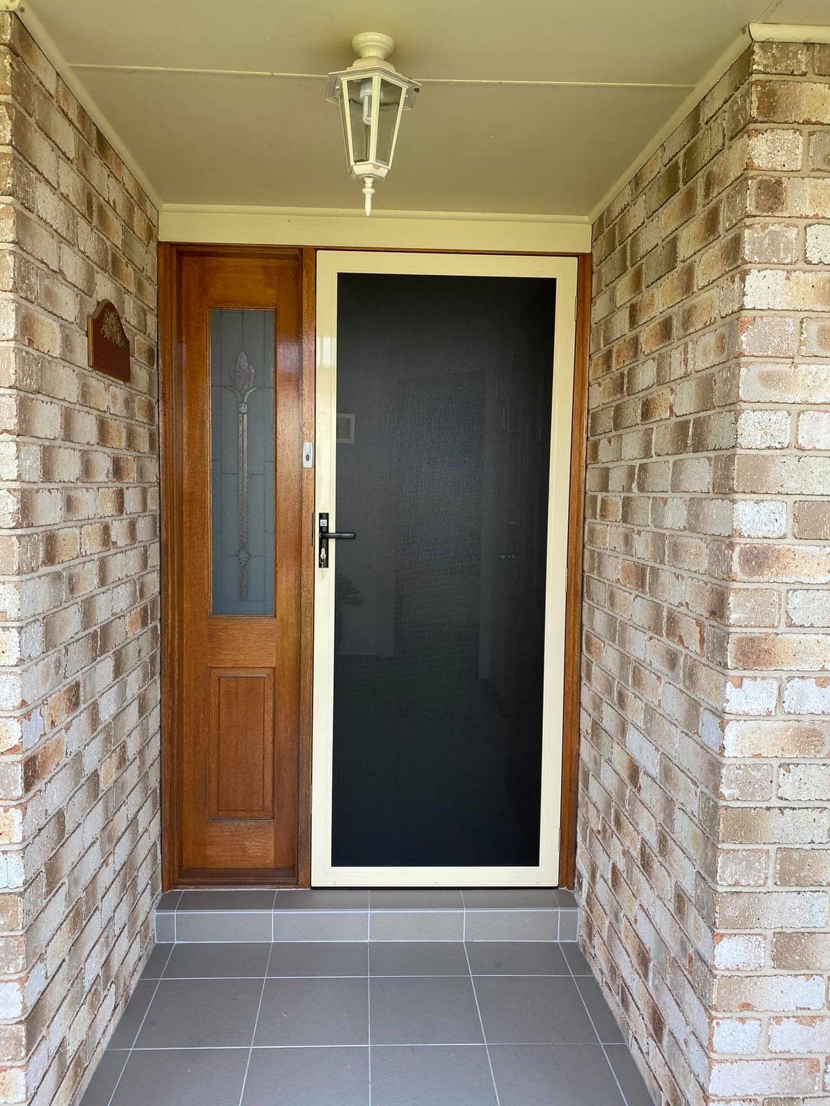 Protec security screen door installed by Advanced Security Doors