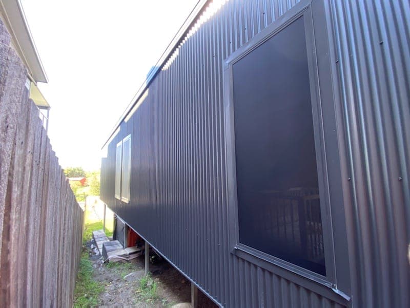 Security window screen installed by Advanced Security Doors