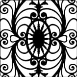 Heritage rust-free cast aluminium decorative panel