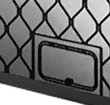 Diamond hinge door options — Port Hole