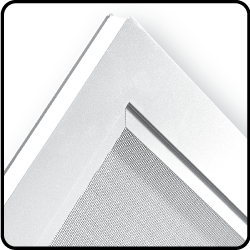 Close-up of the welded corner on a Prowler Proof fly screen door