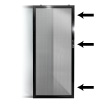 ForceField sliding door options — 3 Point Lock