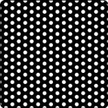 Close-up of Protec perforated aluminium mesh — 2.5 mm holes, black powder-coated