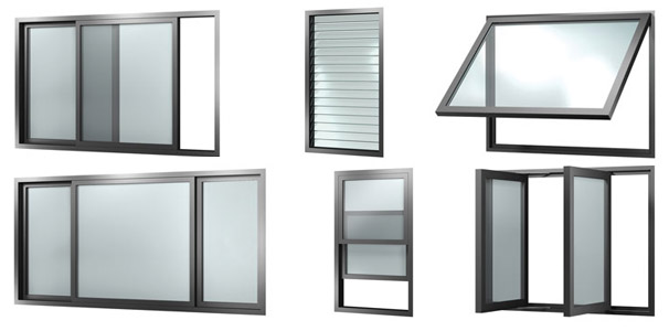 Protec screens fit sliding, awning, casement, double-hung, louvre, and bifold windows — full range of window types