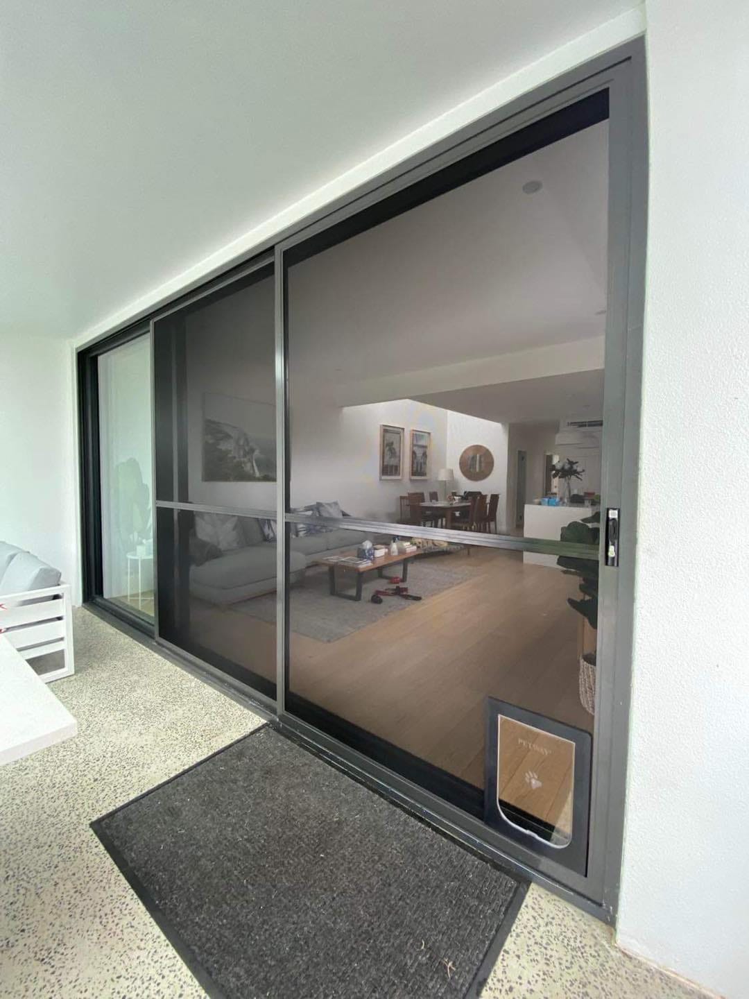 Advanced Security Doors ForceField sliding installation